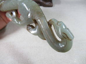 和田玉 龍鳳呈祥 擺件 玉石寶石收藏